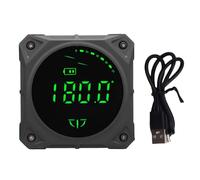 Ghzste Magnetic Protractor Digital Angle Finder with Magnetic Base Rechargeable 180° LCD Angle Cube Level Box Protractor Inclinometer for Construction Woodworking Machinery