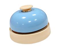 Ghzste Pet Training Bells, Dogs Bell, Pet Call Bell Sensitive Buttons Metal Dog Training Called Dinner Bell for Pet Toys (Blue)