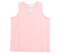 Ghzste Sleeveless Shirt Vest Summer Post Surgery Shirt Lightweight Sleeveless Patient Vest Shoulder Arm Chest Recovery Tank Top Light Pink (XL)