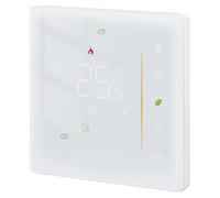 Ghzste Smart Thermostat with Programmable, App and Voice Control for Electric Floor Heating, Temperature Controller for ZigBee AC White, Suitable for Multiple Public Places