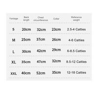 Ghzste Soft Comfortable Warm Round Neck Cartoon Cute Bear Dog Clothes with Chest Personality Print Pattern fits the body without tightening an excellent your lovely dogs (XL)