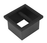 Ghzste Stainless Steel Coffee Knock Box, Bottomless Embedded Flat Mouth for Home, Cafe, Restaurant, Bar, with Wide Application and Easy Installation