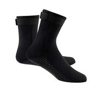 Ghzste Water Socks 3mm Thick Neoprene Socks Beach Booties Anti Slip Wetsuit Footwear Fin Aqua Shoes Dive Socks for Sand Soccer (L(42-43))