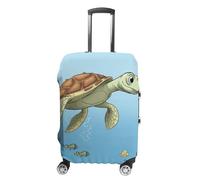 GHZWACKJ Luggage Cover Dustproof Anti-scratch Suitcase Cover Elastic Travel Suitcase Protector Finding Sea Turtles Washable Baggage Case Luggage Sleeves Fits 18-32 Inch Luggage, Finding Sea Turtles,