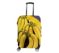 GHZWACKJ Luggage Cover Dustproof Anti-scratch Suitcase Cover Elastic Travel Suitcase Protector Unique Banana Fruit Washable Baggage Case Luggage Sleeves Fits 18-32 Inch Luggage, Unique Banana Fruit,