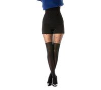 Gi&Gi 40-80 denier tights with cotton gusset for women with a longuette effect, for legs in the foreground that are always the protagonists of trendy looks. Made in Italy N.1624 (M)