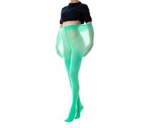 Gi&Gi Curvy Tights Plus Size, Curvy 80 Denier Opaque Socks with Soft Microfibre, Emerald Green, XXL-3XL Plus
