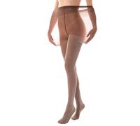 Gi&Gi Plus Size Shiny Glitter Curvy Tights Plus Size 180 Denier Womens Shiny Glitter Thread Tights, brown, XXL-3XL Plus