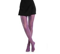 Gi&Gi Sheer Tights 40 Denier Glitter,Women's Tights characterized by a particularly shiny glitter effect., Dark purple, S-M