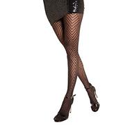 Gi&Gi Sheer Women's Tights Retina Pattern 20 Denier Made in Italy N.1453 (L/XL)