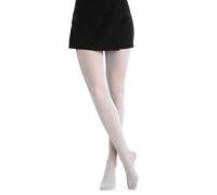 Gi&Gi Women's Glitter Sheer Tights, Sparkly Shimmer Hosiery, 40 Denier, Multiple Colours, for Parties and Occasions (UK, Alpha, L, XL, Regular, Regular, WHITE)