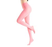 Gi&Gi Women's Opaque Coloured Tights, 50 Denier, Soft Microfibre, Comfort Waistband, Cotton Gusset, Teal, Black, Mint (UK, Alpha, L, XL, Regular, Regular, coral pink)