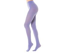 Gi&Gi Women's Opaque Winter Tights 3D Microfibre, Reinforced High Waist Tights 120 Denier N.1274 Coloured, lilac, S/M