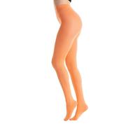 Gi&Gi Women's Opaque Winter Tights 3D Microfibre, Reinforced High Waist Tights 120 Denier N.1274 Coloured, Coral Orange, S/M