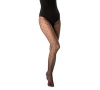 Gi&Gi Women's polka dot tights, sheer 40 denier with cotton gusset for women characterized by an all over polka dot pattern.N.1292 (IT, Text, L, XL, Regular, Regular, BLACK)