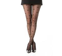 Gi&Gi Women's Sheer Tights with Bow and Polka Dot Pattern with Invisible Feet Woman 40 Denier 2022 New Extra Comfort Made in Italy n.1621...