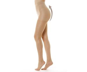Gi&Gi Women's Tummy Control and Butt Lifting Shaping Tights, Polka Dot and Plain, Black and Nude, 20 40 80 DEN, Graduated Compression Pantyhose (UK, Alpha, S, M, Regular, Regular, BEIGE)