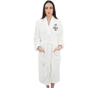 gi Graphic Impact Personalised His and Hers Classics Robe Unisex Egyptian Cotton Terry Towelling Novelty Bathrobe Womens and Mens (White, S-M)