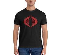 Gi Joe Cobra Enemy Logo T-Shirt Oversized t Shirt Men Mens t Shirts Casual Stylish t Shirts for Men Graphic Black
