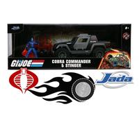 GI JOE STINGER & Cobra Commander Nano Figurine - 1:32 Scale Diecast - Jada Toys