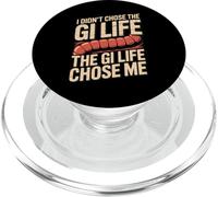 GI Life Chose Me Gastroenterologist Endoscopy PopSockets PopGrip for MagSafe