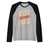 GI Life Chose Me Gastroenterologist Endoscopy Raglan Baseball Tee