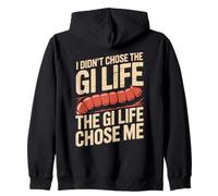 GI Life Chose Me Gastroenterologist Endoscopy Zip Hoodie