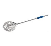Gi.Metal Pizza Peel - Ø23 cm - perforated - handle: 75 cm - stainless steel I-23F/75/U