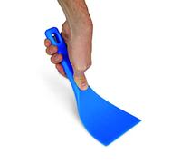 Gi.Metal Professional Triangular Spatula in Durable Polymer (Blade 10 cm) - Tarot with Handle, Scraper, Pasta Cutter for Restaurant and Pizzeria - 100% Made in Italy