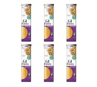 GI Pasta Spaghetti Noodles for Diabetics | High Protein & High Fibre | Low Carbohydrate & Low Glycemic Index (38) | Made from Durum Wheat | 4 Natural Ingredients (pack of 6)