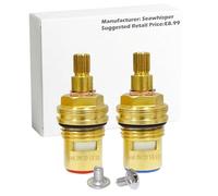 GI Replacement Brass Ceramic Disc Tap Valve Insert Gland Cartridge Quarter Turn Seawhisper