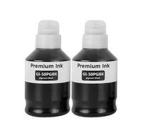 GI50 Ink Cartridges Compatible with Canon Pixma GI-50 Ink Bottle Multipack for Pixma G1520 G1530 G1560 G2520 G2560 G2570 G3520 G3560 G4570 G5050 G6050 G7050 GM2050 GM4050(2 Black)
