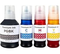 GI51 Ink Cartridges Compatible with Canon Pixma GI-51 Ink Bottle Multipack for Pixma G1520 G1530 G1560 G2520 G2560 G2570 G3520 G3560 G4570 G5050 G6050 G7050 GM2050 GM4050 (4-Pack BK/C/M/Y)