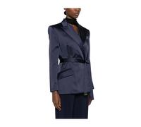 Giacca Blu Notte - female - Elisabetta Franchi - Blazers - Blue - XL - Jackets XL