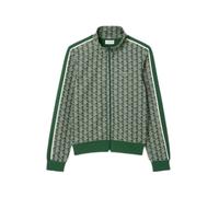 Paris Zip-Up Jacquard Track Jacket Green XL