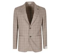 Giacca Lana Reda Galles - male - BRERAS - Blazers - Brown - L - Jackets L