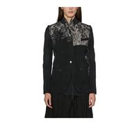 Giacca Monopetto in Seta e Pizzo - female - Marc Le Bihan - Blazers - Black - XS - Jackets XS