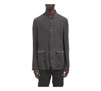 Giacca sfoderata in lino - male - POEME BOHEMIEN - Blazers - Gray - XL - Jackets XL