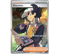 Giacomo 252/193 Ultra Rare Double Pokemon Card (SV2 Paldea Evolved) + 1x TitanCards® Toploader