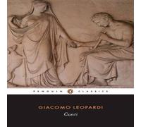 Giacomo Leopardi Canti Paperback Book Giacomo Leopardi Multicolor