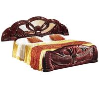 Giada Bed - 6ft Queen Size - Mahogany Italian