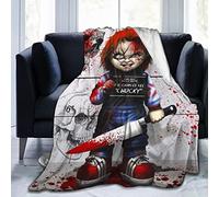 Giafcsa Horror Movie Throw Blanket 50"X40", Ultra-Soft Micro Fleece Blanket, Soft Cozy Blankets for Bed Couch Bed Sofa Living Room
