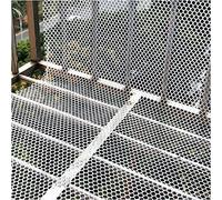 GIAKOO Balcony/Stairs Banister Netting Black Plastic icken Wire Fence Mesh, Pets Poultry Fencing Gardening Plants Net (0.5x10m/1.6x32ft)
