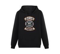 GIALESS Men's Hoody Sweatershirt W.a.s.p. - Lawless Forever New Hoody Black XL