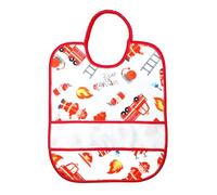 GIAMPI Embroidery Bib with Elastic 27 x 33 cm - Embroidered Bib - Made in Italy, FIREPLACES, One Size