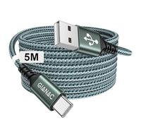 GIANAC USB C Charger Cable 5M Type C Charger Cable Fast Charging 3.1A | USB A to USBC Cable USB 2.0 Fast Charger USB C for Galaxy 25 24 23 10/iPhone 17 16 15 Pro Max