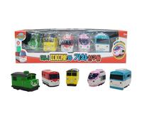 GIANANO 5 Color Mini Car Figures, No Battery Korean Animation Little Bus Friends, Ti.ti.po Figure Set of 5