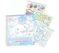 GIANANO Character Sticker Minibook - Various designs, diary & stationery & notebook decor stickers, mini size sticker book, 24page (Cinnamo-Roll)
