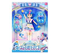 GIANANO Dessert Catch Teenieping Season 4, Catch Teenieping Friends Color Change Princess Figures, Blue & Purple Princess 샤베티나
