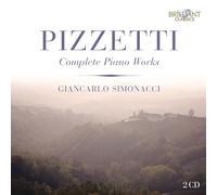 Giancarlo Simonacci; Piano - Pizzetti; Complete Piano Wo